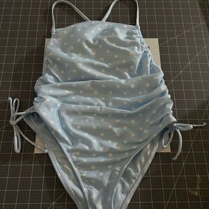 Wild Fable Sky Blue Polka Dot Kids One Piece